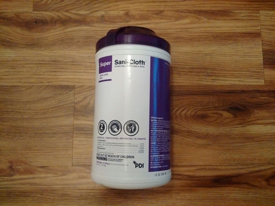 Sani-Cloth Extra Wide Disinfectant Wipes