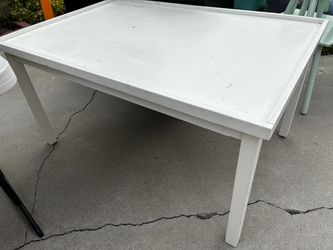 Pottery barn craft table