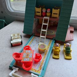 Vintage Fisher Price A-Frame House