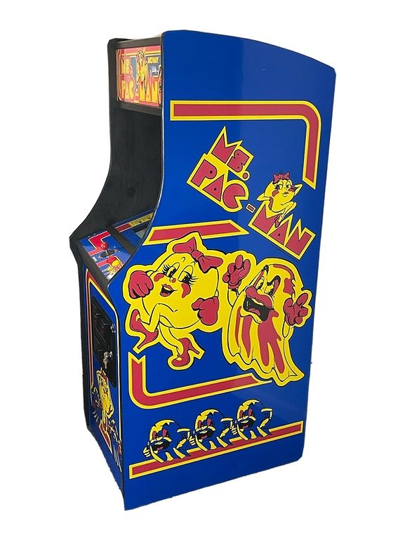 Ms Pac-Man Full Size Arcade 60 Games In 1 Free Shipping