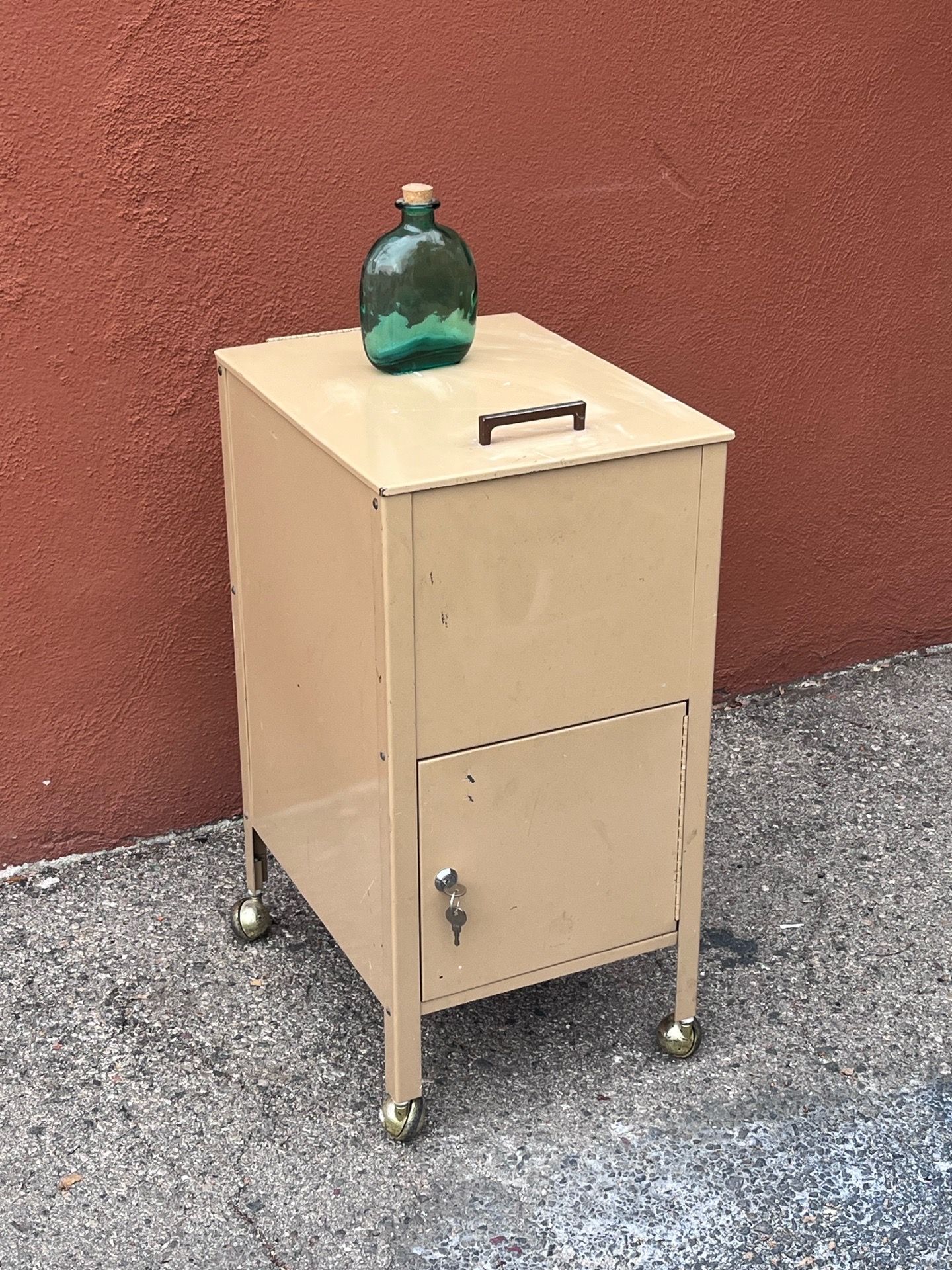 Vintage mid-century file cabinet and storage