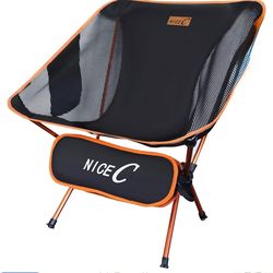 Aluminum Polyester Folding Chair (1 Pack), Orange
