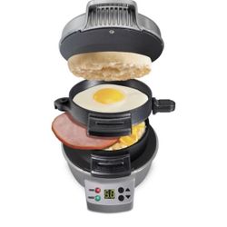 Hamilton Beach 25478 Breakfast Sandwich Maker - Silver