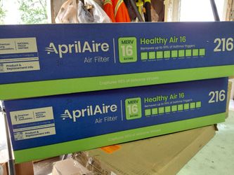 Aprilaire 216 20x25x4 merv 16 air filter, multiple available