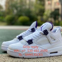Jordan 4 Retro 'Purple Metallic'