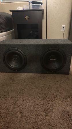 Rockford Fosgate Dual Subwoofer Box w/ 500 Watt Amp
