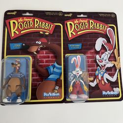 ReAction Figures Who Framed Roger Rabbit Wave 1 Set