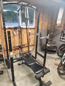 Marcy Home Gym Power Rack with Bench