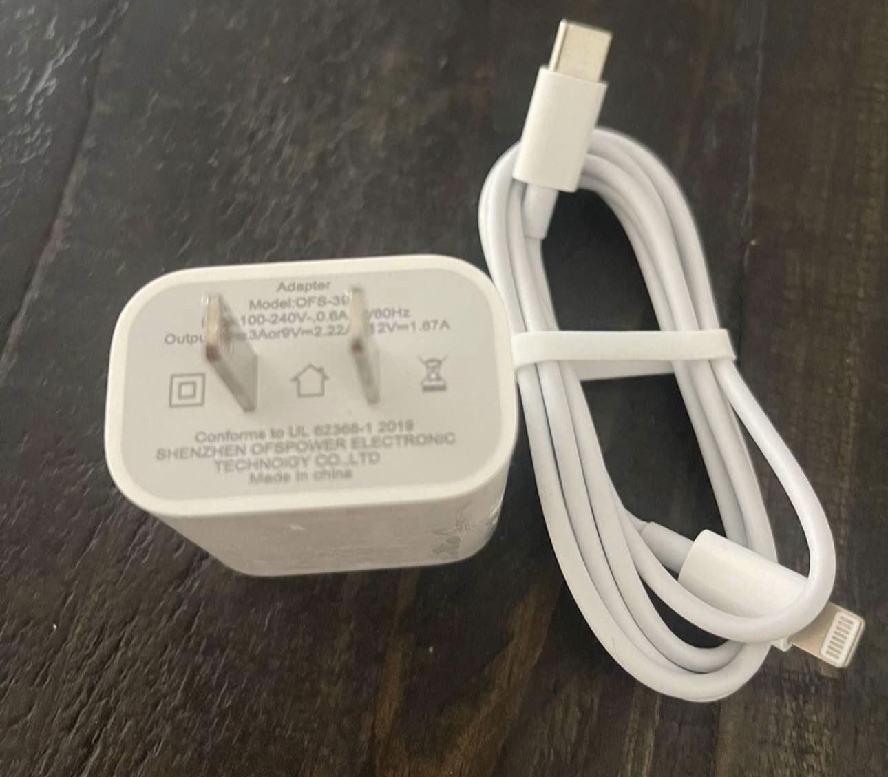 Fast Charging Charger Outlet & Cable 