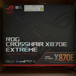 New Sealed In box ASUS ROG Crosshair X870E Extreme Motherboard AM5 AMD Ryzen 