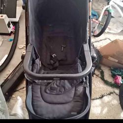 Black stroller