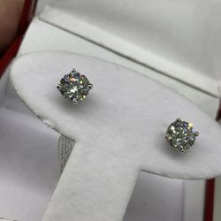 Certify Lab Grown Diamonds Studs The Earrings, 2.04 Total