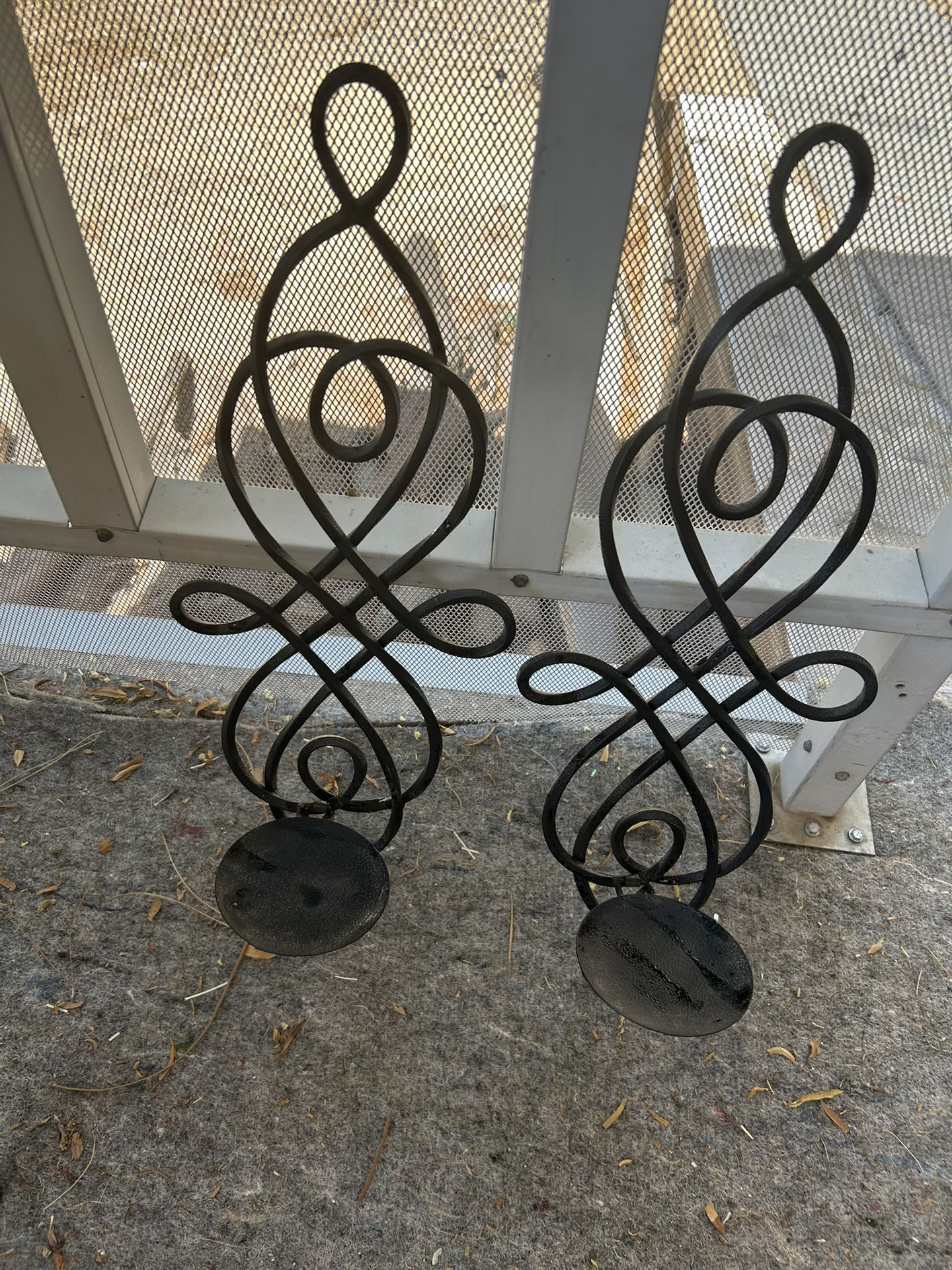 Wrought Iron Sconces