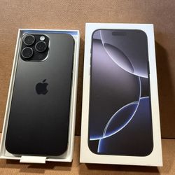 iPhone 16 Pro 128gb 5g black t-mobile or metro pcs 