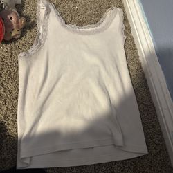 Cream colored tank top