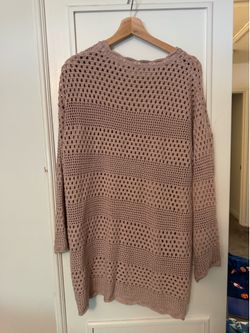 Women’s Crochet Swim Cover Up Size Large