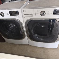 Set De Lavadora Y Secadora De Gas LG XXL 