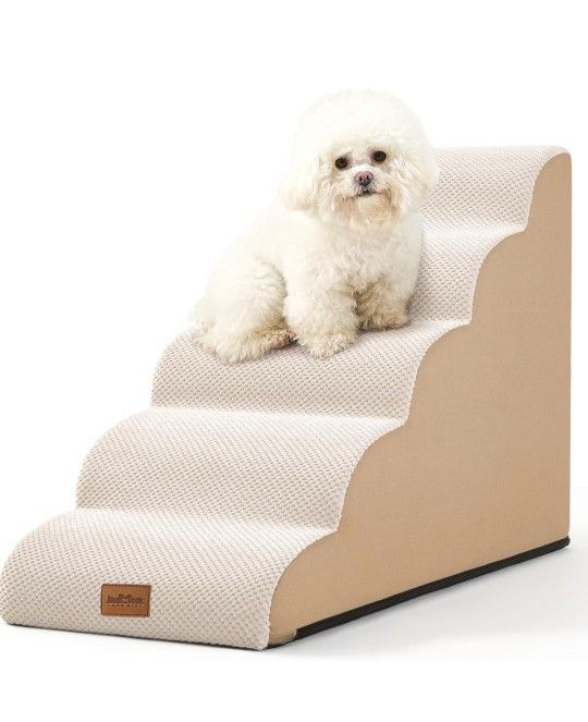 Dog Stairs for High Bed 22.6" H, Small Pet Steps