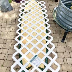 65” Vinyl Lattice: 23.75”W x 65.5”H