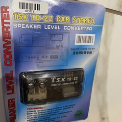 Converter audio TD-22 TSK Active High To Low Frequency Speaker Car  Converter Control Wire