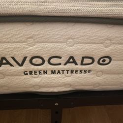 Organic Avocado Mattress King Size Pillow Top + Bed Frame
