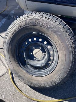 Spare rim & tire 265/70R16