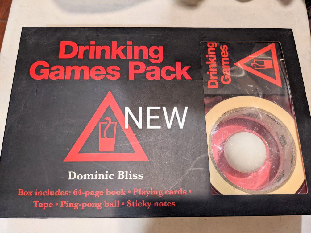 New Sealed In Box Drinking Games Set