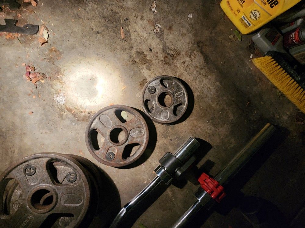 Used Brench Press And Weights