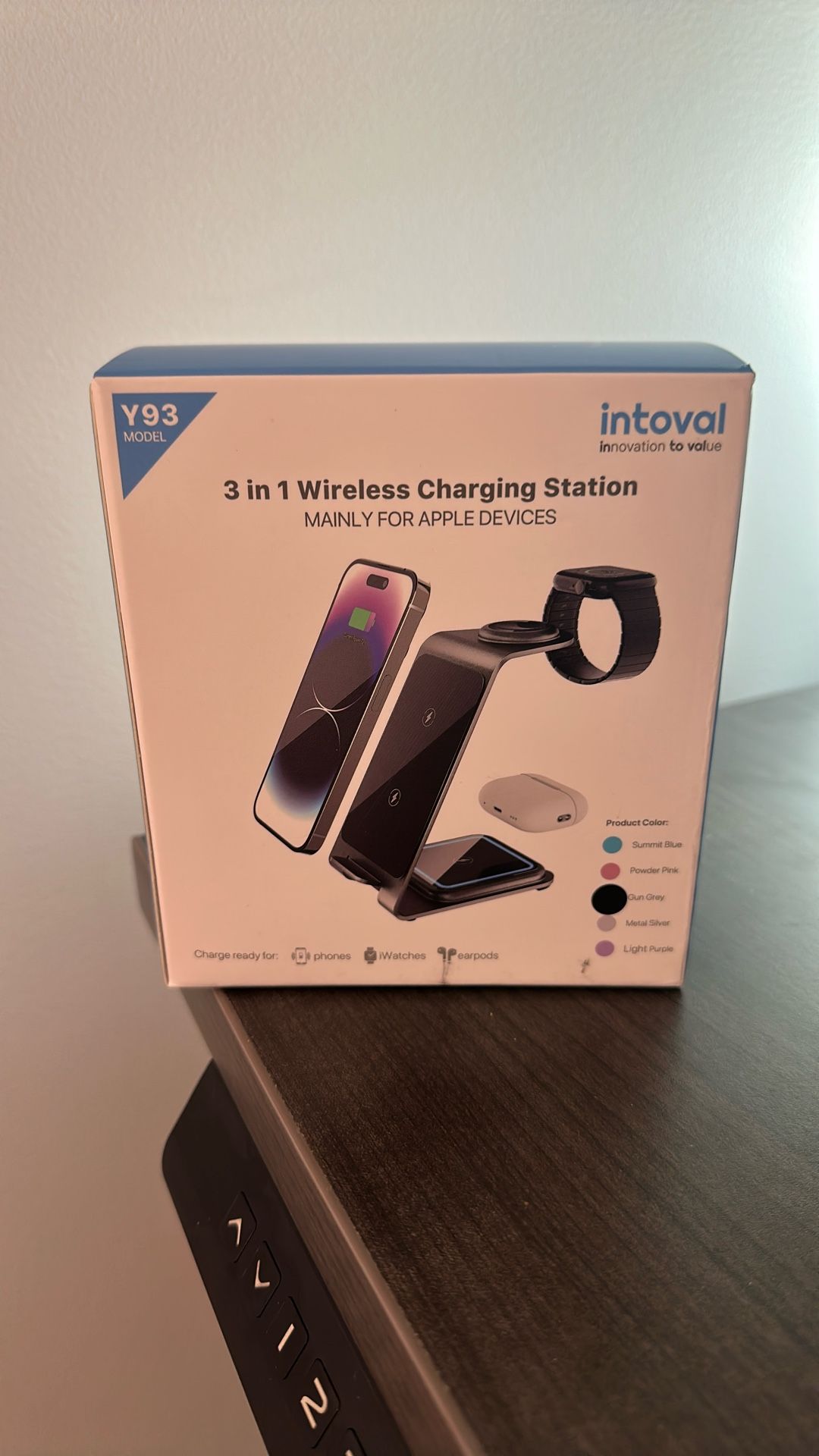 Intoval Y93 3 In 1 Wireless Charging Station