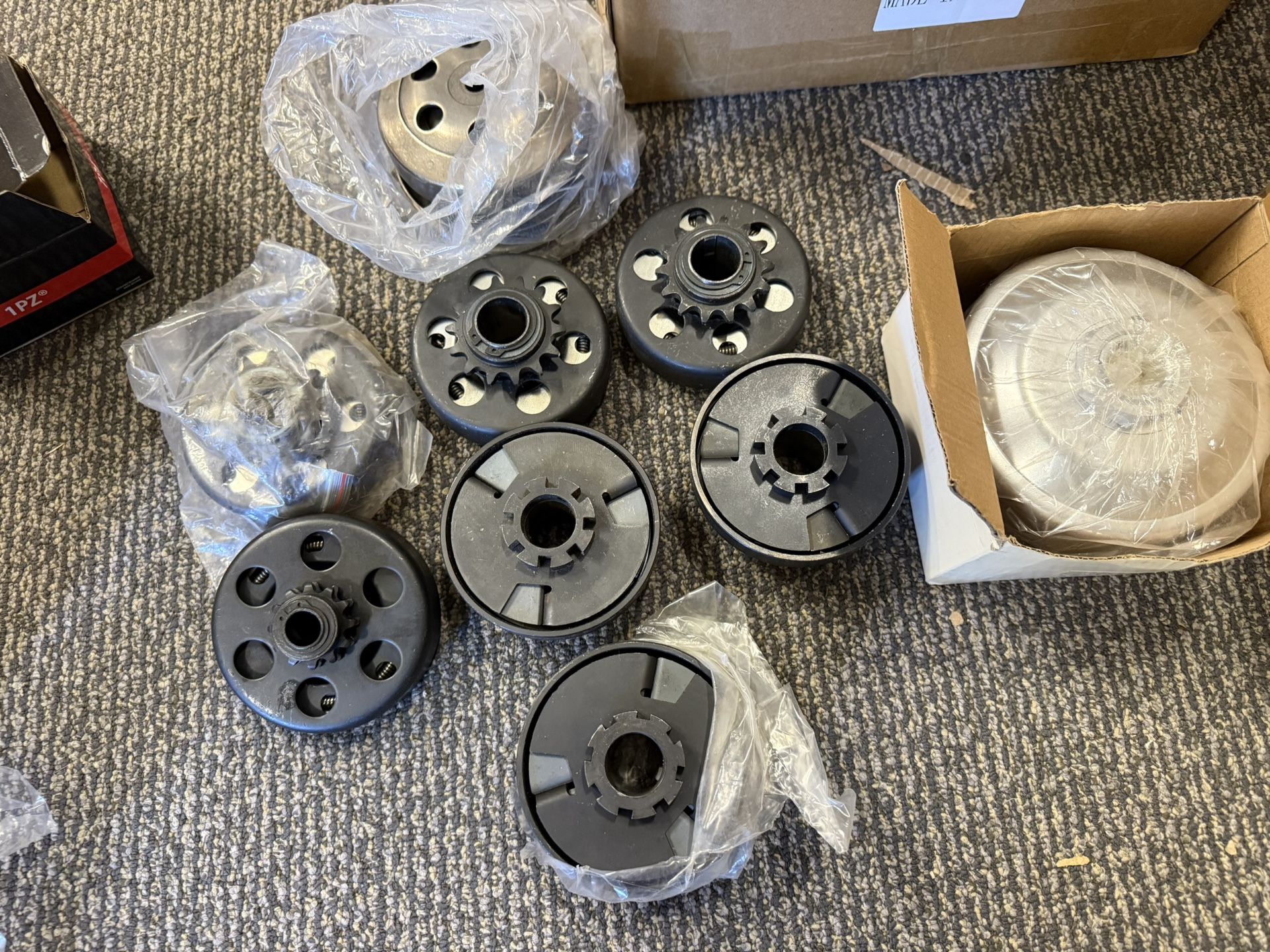 Clutches for motorcycles, bicycles, and electric scooters