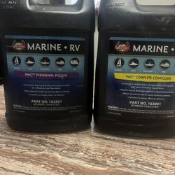 Marine Rv Compound one is still new the Finishing Polish