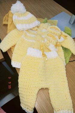 Handmade 0.3 Months  Baby Matching Set