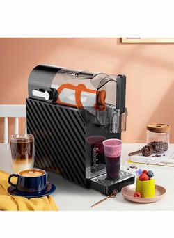 Brand: flatpincololee Slushie Machine for Home, No Ice, Soft Serve Ice Cream Machine, 1.8L Slushy Machine with Auto-Clean, Preset Programs, Cold Drink