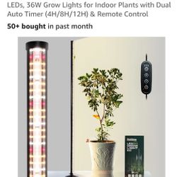 Tall Indoor Full Spectrum Plant Grow Light