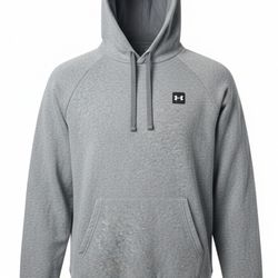 Under Armour Men's Rival Fleece Hoodie Gray XL *Pre-loved* Excellent Condition