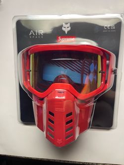 Supreme Air space x FOX racing full mask detachable lower