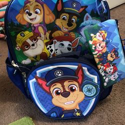 Paw Patrol Backpack & Lunch Bag 