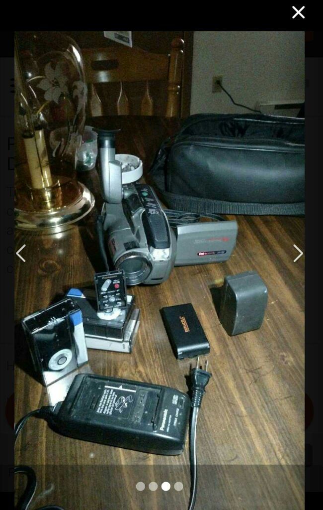 Panasonic 150X Digital 18X High Definition Zoom Lens Palmcorder for