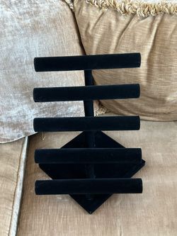 4 Tier Velvet Jewelry Stand