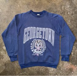 Vintage 1980’s Georgetown University Crewneck Sweatshirt