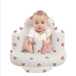 Inflatable Baby Seat For Babies 3-36 Months, Built In Air Pump Baby Chair