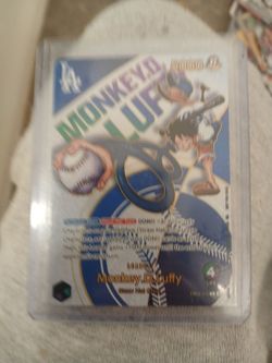 !!$$OFFICIAL ONE PIECE DAY DODGERS MONKEY.D.LUFFY