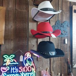 Cowboy and Beyonce Style Cowgirl Hats Adjustable