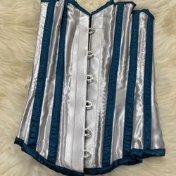 New forplay steal bone corset Victorian Edwardian costume y2k lingerie top emo