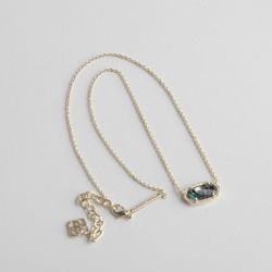 Kendra Scott Elisa Gold Pendant Necklace in Abalone Shell