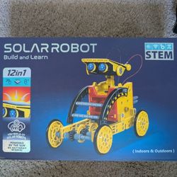 new In Box! STEM solar Robot Build Kit -