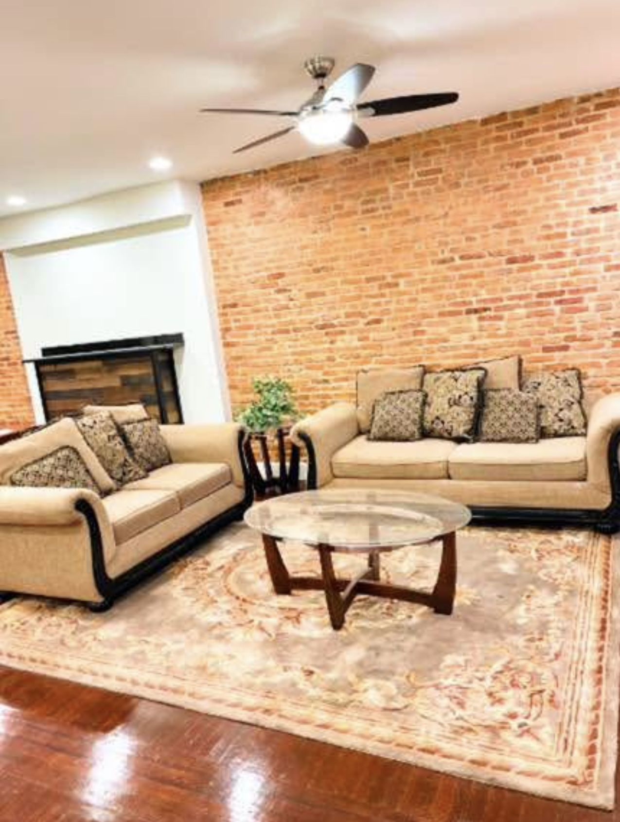 Sofa With Decorative Pillows 