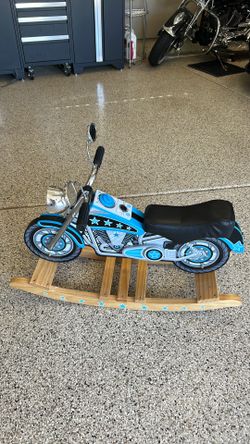 Wooden motorcycle rocker