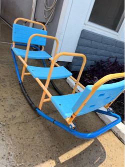 Free - kids teeter totter 3 seats