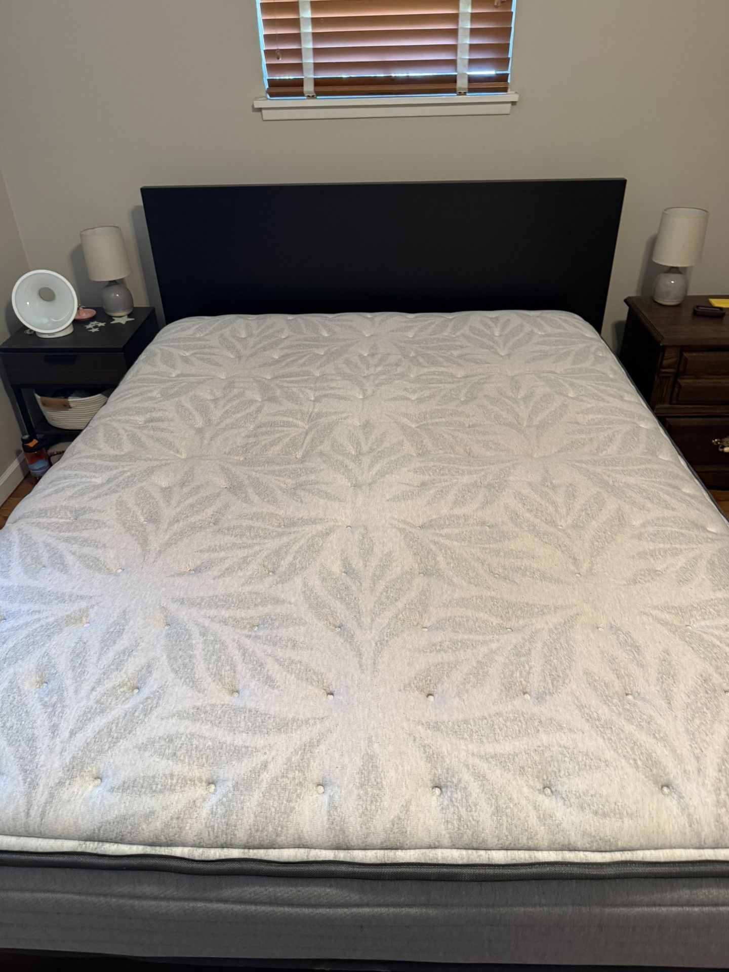 Queen Bed Frame + Mattress